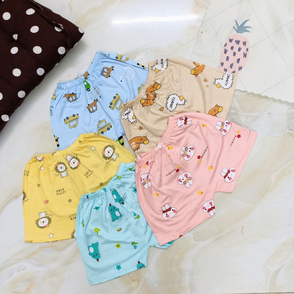 [A27 - Mềm Mát, Chất Petit, Rẻ] Quần Đùi Thun Lạnh Cho Bé Nhiều Họa Tiết (ảnh tự shop chụp video tự quay)