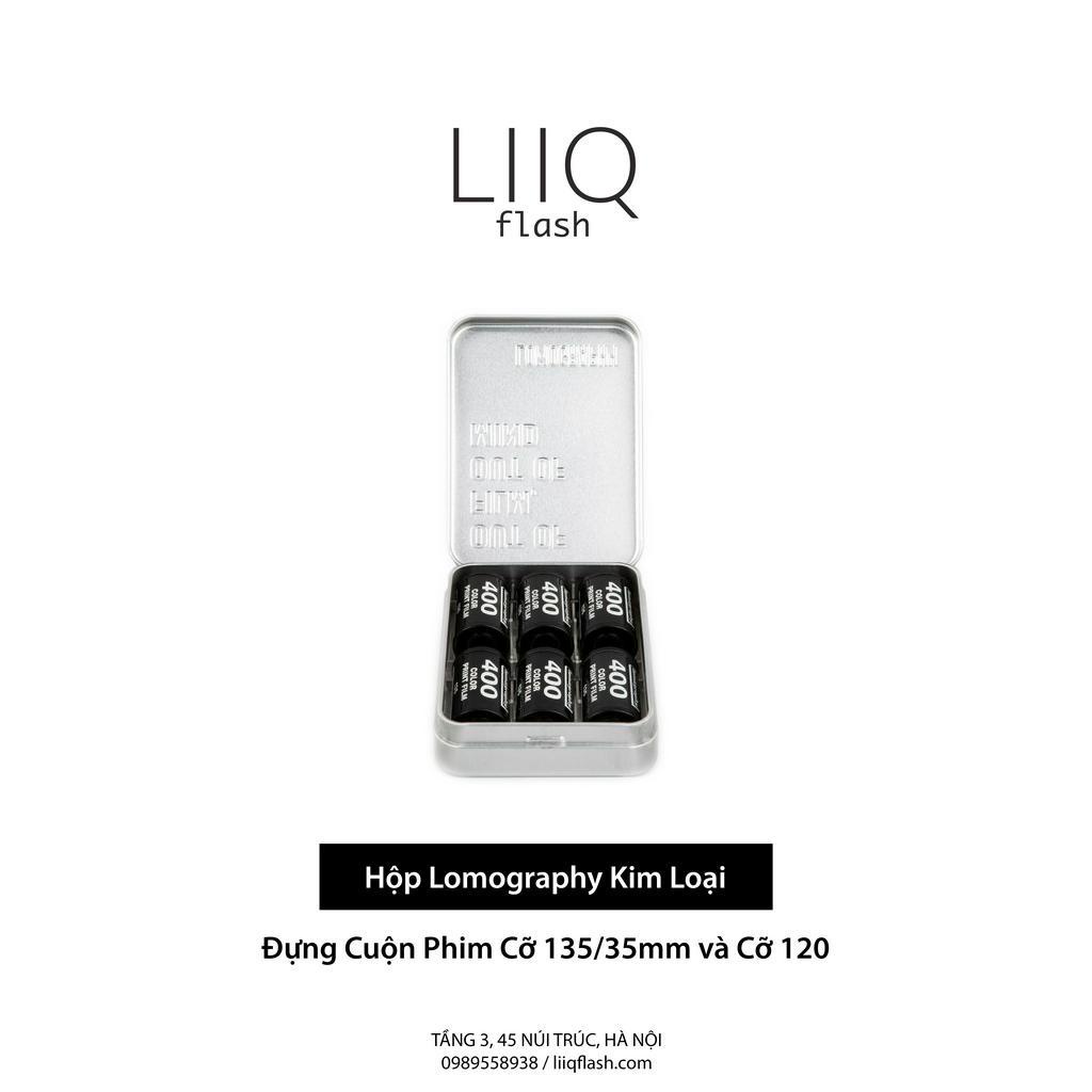 Hộp Lomography Kim Loại Đựng Cuộn Phim Cỡ 135/35mm và Cỡ 120, Chính Hãng, Cho Máy Chụp Ảnh Film - LIIQ Flash