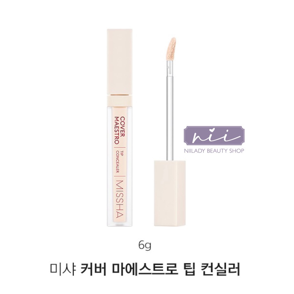 Che khuyết điểm Missha Cover Maestro Tip Concealer (6g)
