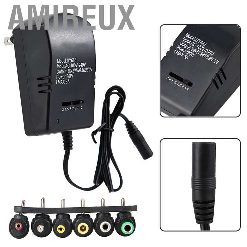 DC POWER Bộ Sạc 3 / 4.5v / 6v / 7.5v / 9v / 12v