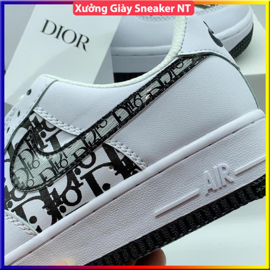 Giày thể thao nike_dior đế xám đê đen, Giày sneaker nam nữ AF1 dior cao cấp Full Box Bill | BigBuy360 - bigbuy360.vn