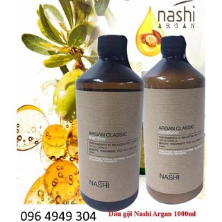 Cặp dầu gội xả Nashi Argan 1000ml