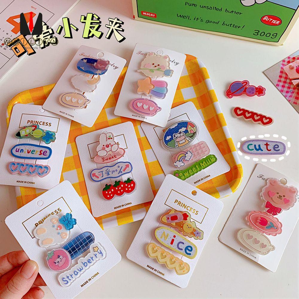 Cute Bunny Hairpin Cartoon Acrylic Rabbit Hairclip