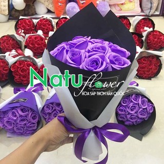 Bó hoa sáp 15 bông loại đẹp  (màu ngẫu nhiên)