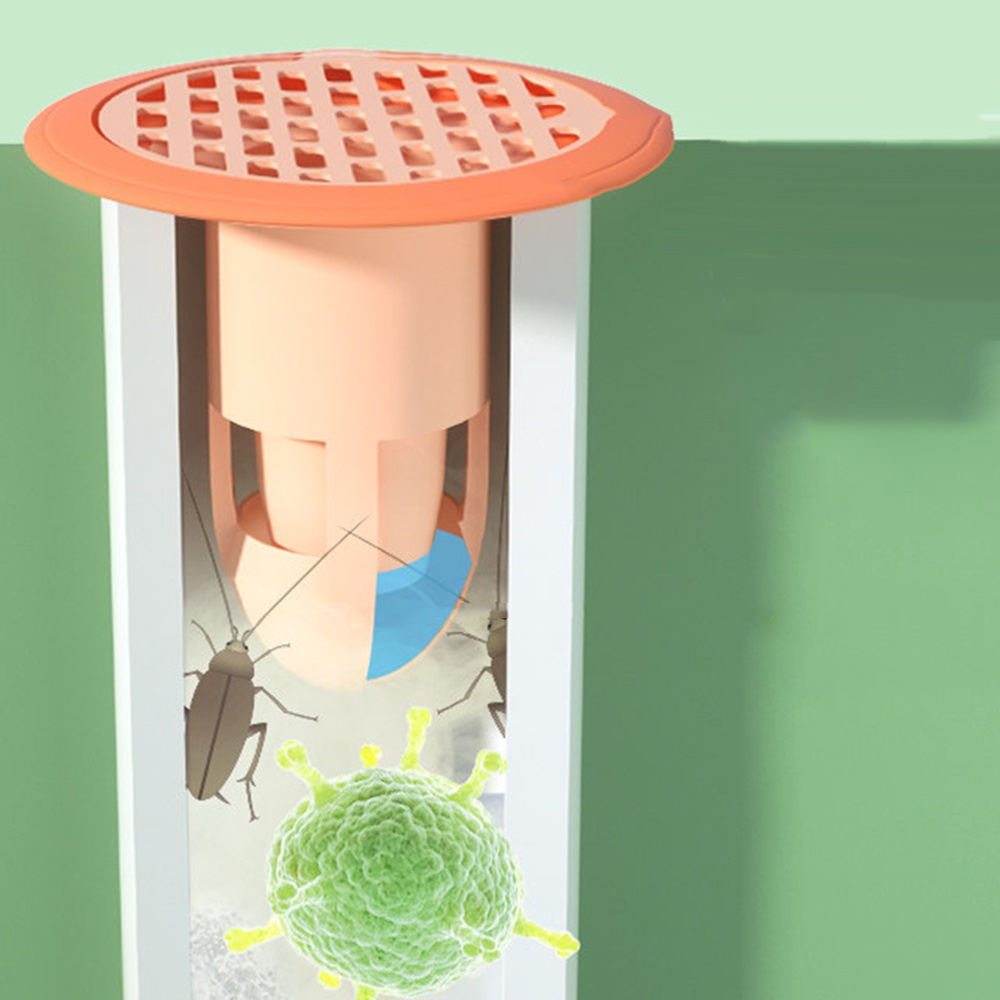 1 nắp đậy lỗ thoát nước toilet chống mùi hôi ốp