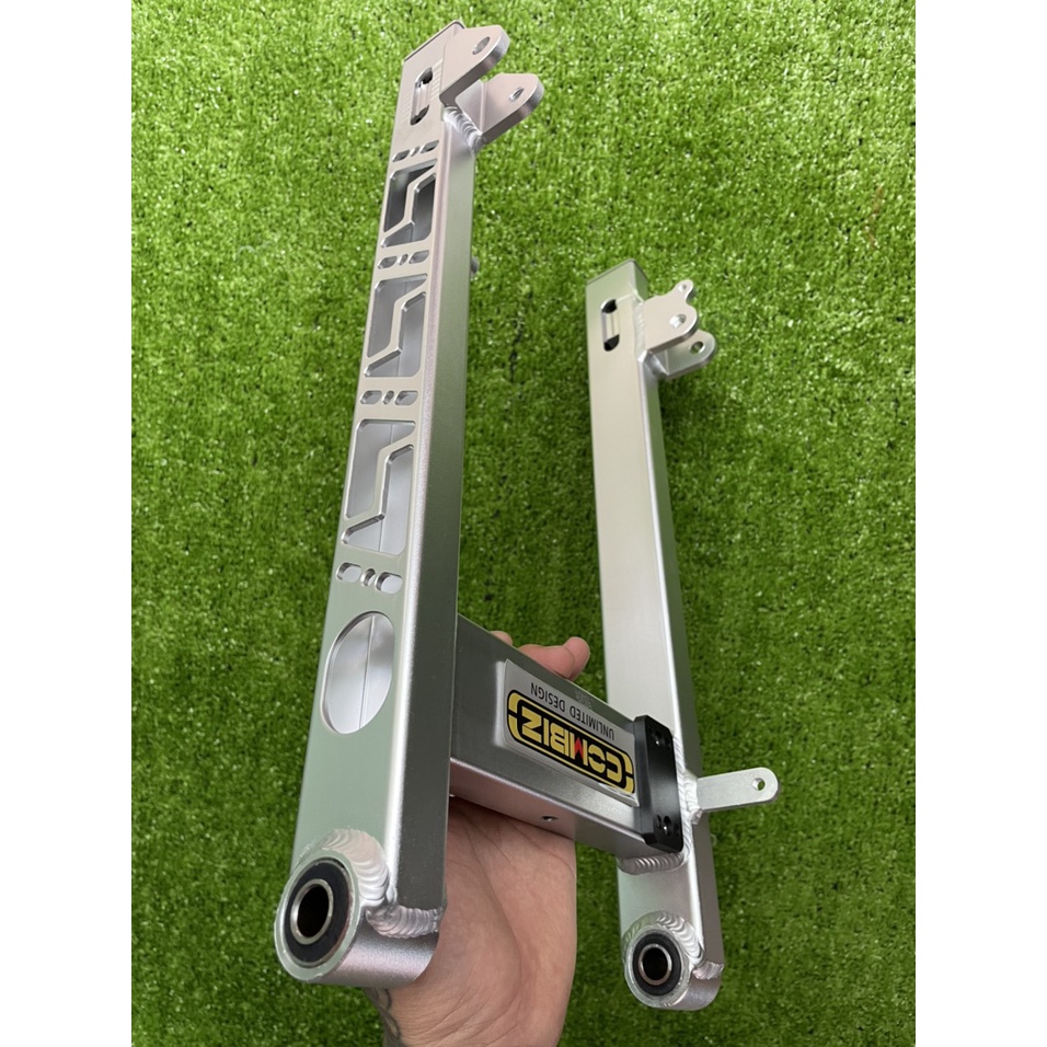 Gắp Nhôm Combiz Vuông CNC Mẫu K2 dành cho wave và dream và sirius