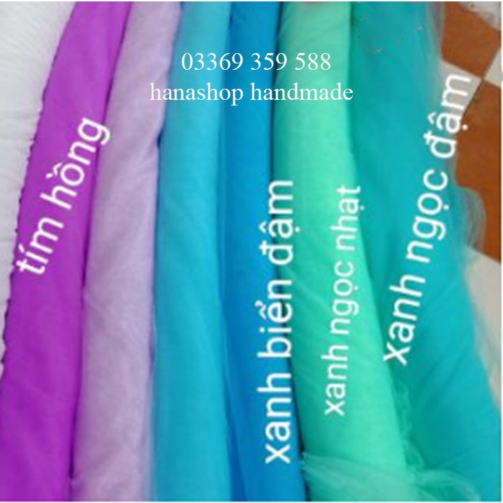 Vải voan lưới mềm loại 1 giá sỉ nguyên cây