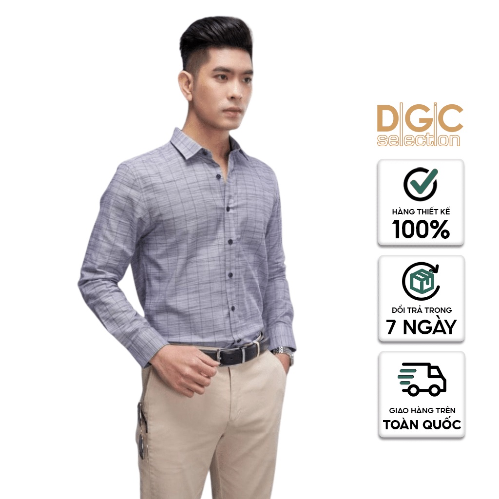 Áo Sơ mi Nam dài tay DGCs - SASD1916M