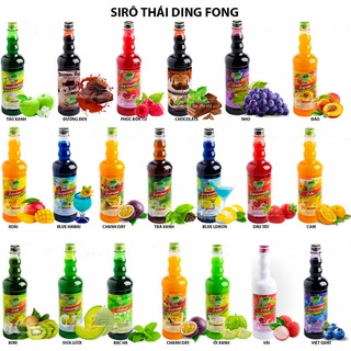 Siro Ding Fong Thái Lan 750ml Nhiều Hương vị