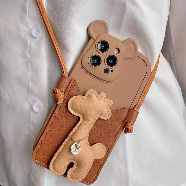 Ốp Điện Thoại Chống Sốc In Hình Gấu kaws 3D Cho iPhone X xs max xr 11 pro max 12 pro max 13 pro max