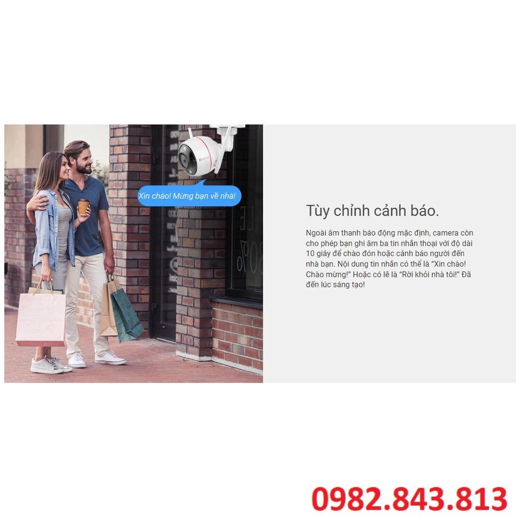 Camera wifi Ezviz ngoài trời C3W-PRO 4MP,IP67 chống bụi nước, Màu Ban Đêm, Âm Thanh 2 Chiều, Đèn và Còi Báo Động, AI