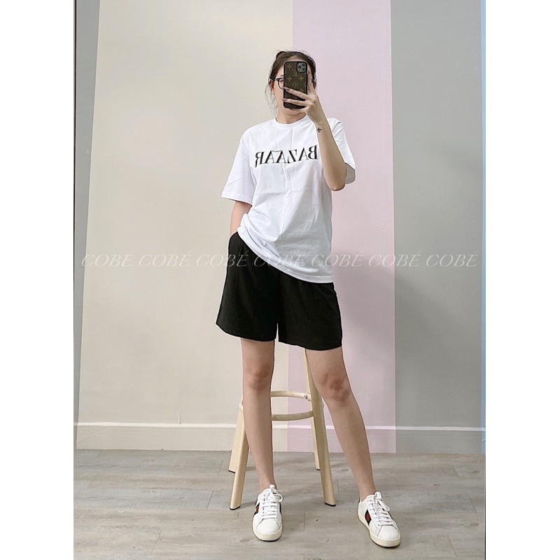 Quần short tây ống rộng lưng cao siêu xinh