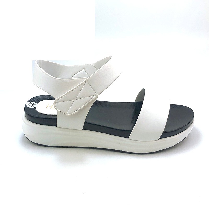 Sandal Đế Xuồng 3p,3cm,3 phân Siêu nhẹ Quai ngang Da Cao Cấp Chuẩn Xịn VNXK