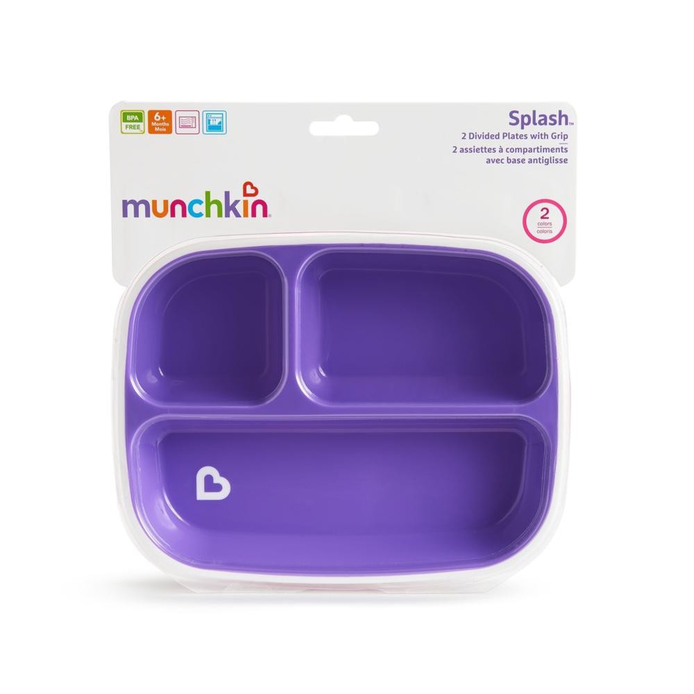 Bộ 2 đĩa chia ngăn chống trượt Munchkin