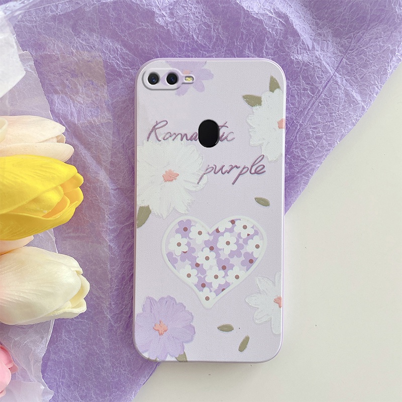 Blueberry Strawberry Girl Woman Soft Straight Edge Phone Case Oppo A53 2020 A15 A15s A3s Realme C1 F1s A5s A7 A12 F9 Realme 2 Pro A31 2020 Anti Fall Camera Protection Cover