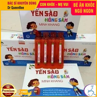YẾN SÀO HỒNG SÂM Minh Khang - Bé Ăn Khỏe - Ngủ Ngon - Tăng Sức Đề Kháng - Người Bệnh Phục Hồi Sau Ốm