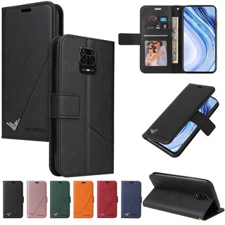 Xiaomi redmi note 9s / note 9 pro / 9 pro max zj ốp lưng da thời trang cho điện thoại