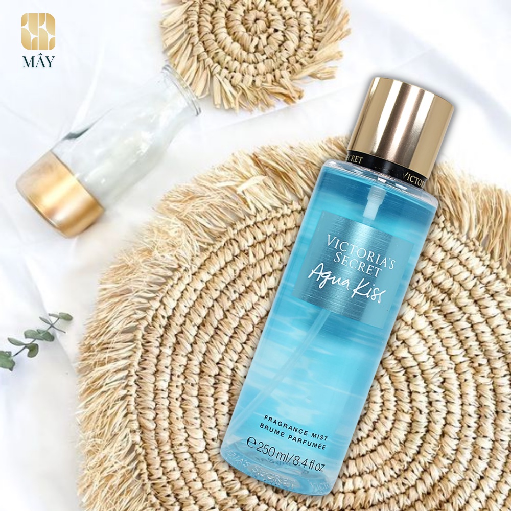 Body mist - xịt khử mùi toàn thân mùi ngọt mát Victoria Secret Aqua Kiss 250ML Mỹ