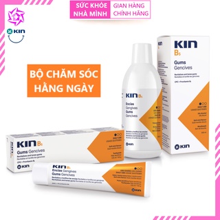 SKNM | Bộ Súc Miệng & Đánh Răng Cao Cấp KinB5 - DÙNG HẰNG NGÀY GIÚP PHỤC HỒI MÔ NƯỚU & MEN RĂNG hiệu quả