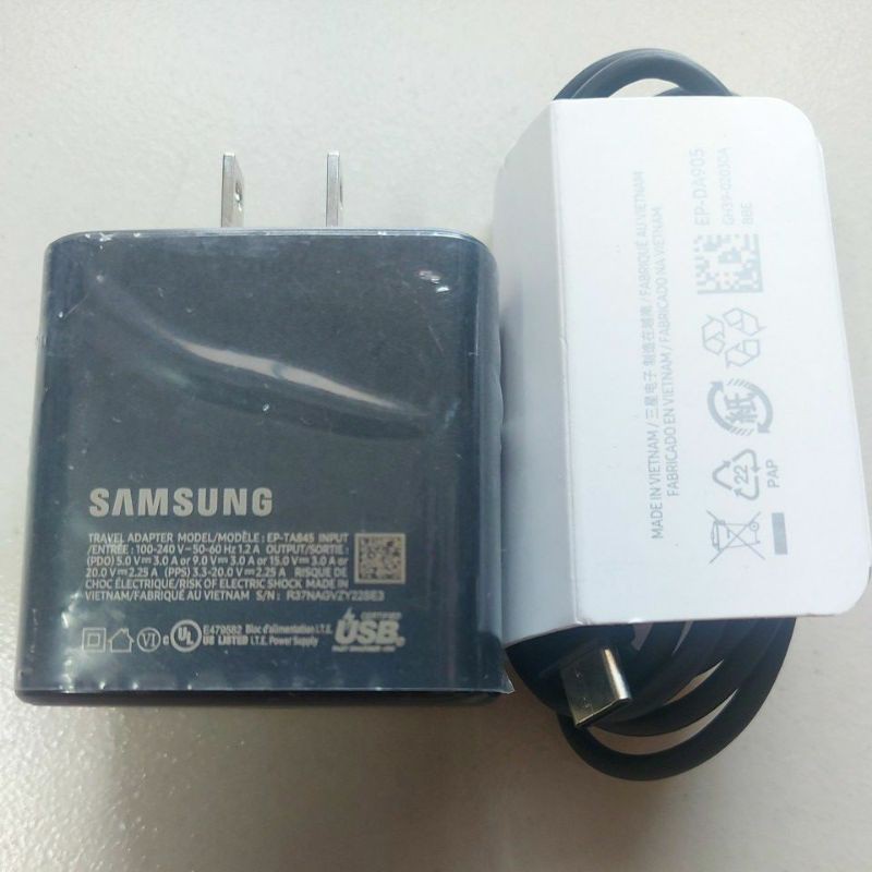 Sạc+Cap SS zin S20Ultra.45w... Note 10.25w S10 trắng