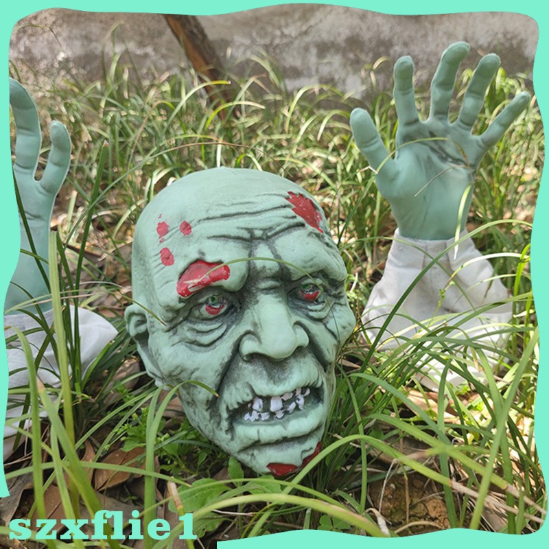 [🔥Hot Sale🔥] Scary Garden Zombie Decoration Horrible Outdoor Lawn Severed Spooky Ornament