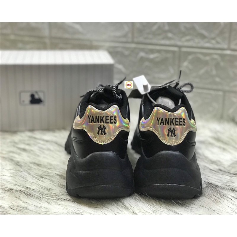 [Tặng tất + Freeship] Giày Thể Thao Nữ Hologram M-L-B CHỮ NY Màu Đen Chất Xịn, chữ nỗi xin xò
