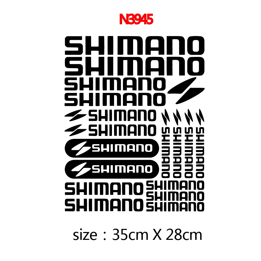 Miếng Dán Trang Trí Khung Xe Đạp SHIMANO
