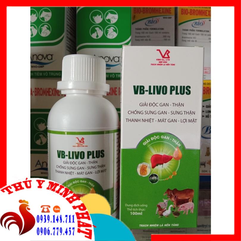 VB LIVO PLUS - GIẢI ĐỘC GAN THẬN, SƯNG THẬN, THANH NHIỆT, MÁT GAN, LỢI MẬT