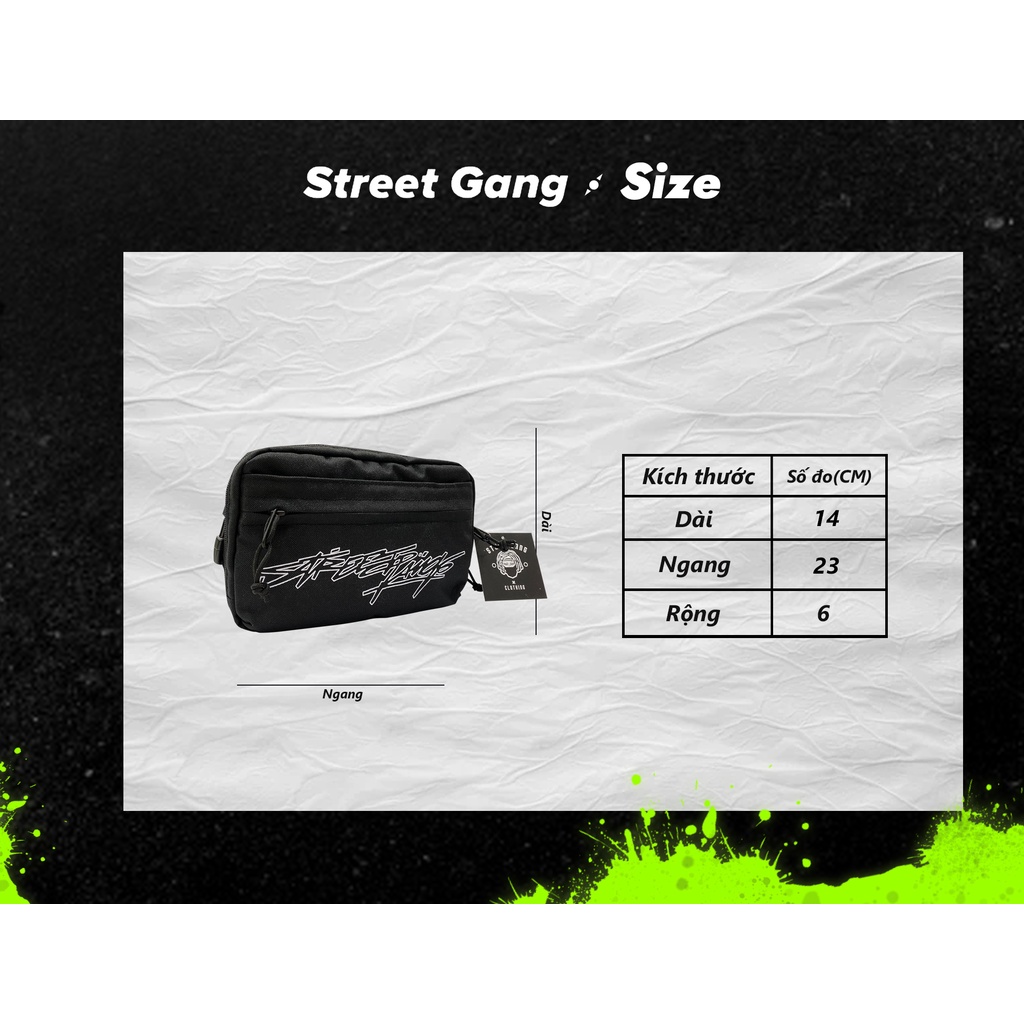 Túi Graffiti Basic - Đen - Street Gang
