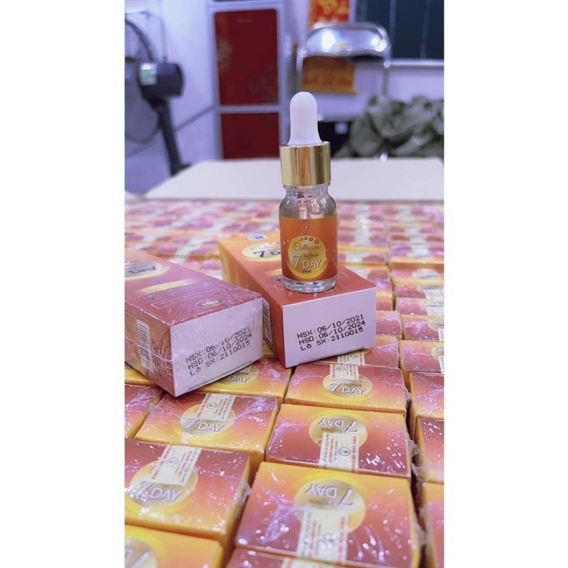 Serum collagen safron 7Days mẫu mới cty olic chính hãng 100%