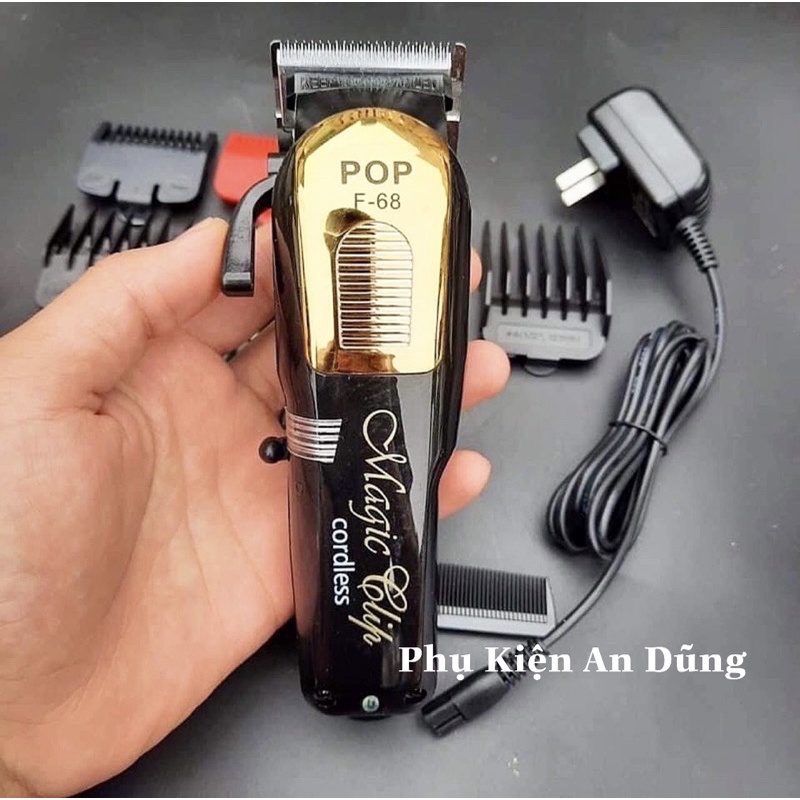 Tông Đơ Cao Cao Cấp F68 POP Barber Lưỡi Kép Gama