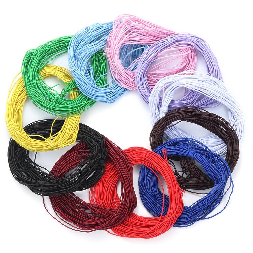 Cuộn Dây Ruy Băng Co Giãn 1mm 20Yards Dùng Làm Trang Sức DIY