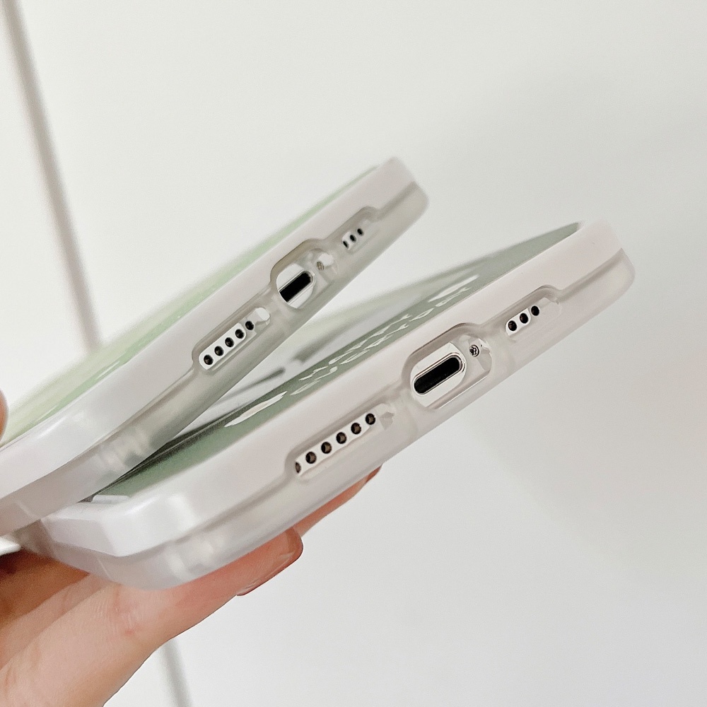 Ốp Điện Thoại Trong Suốt Họa Tiết Hoa Và Bướm Kèm Giá Đỡ Cho IPhone 11 12 13 Pro Max XS Max XR X 6 6S 7 8 Plus SE 2 3