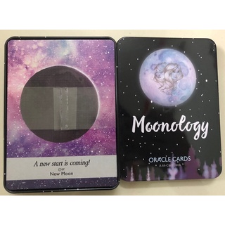 Bộ bài Moonology Oracle hộp sắt (shop review)