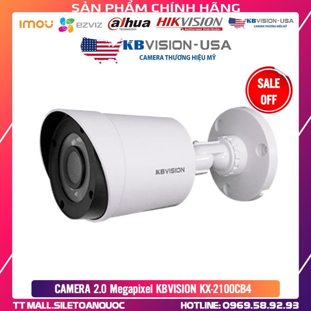 Sale[50%] [GIÁ TỐT] Camera 4 in 1 hồng ngoại 2.0 Megapixel KBVISION KX-2100CB4 - Hàng Chính Hãng