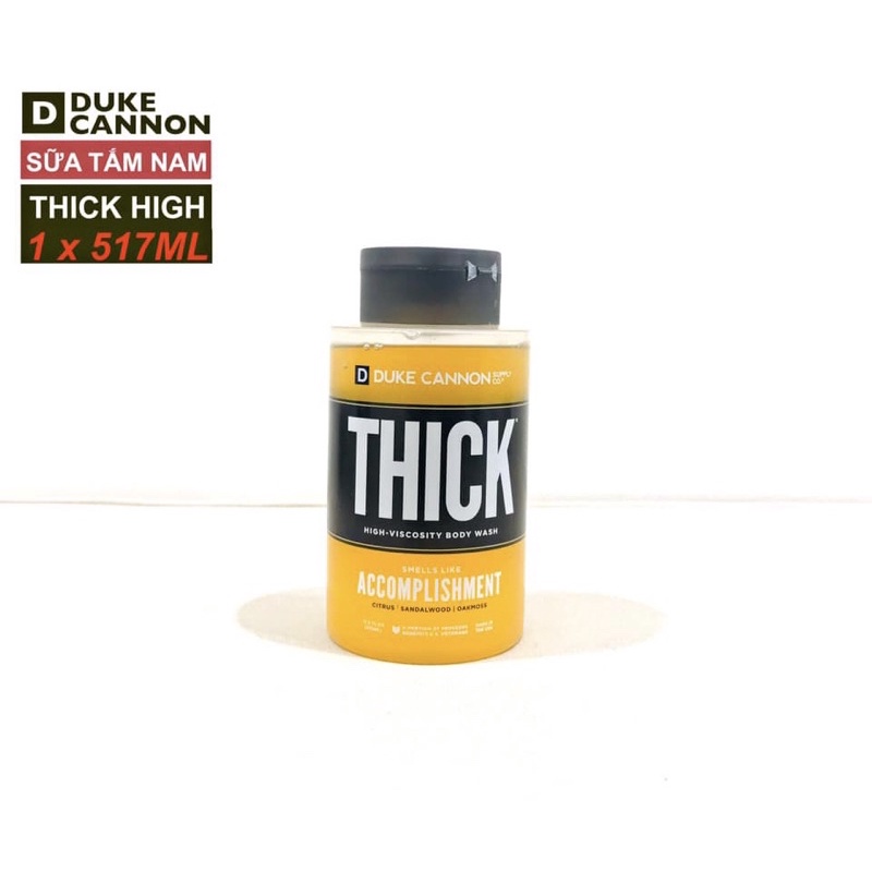 Sữa tắm Duke Cannon Thick High-Viscosity Accomplishment - 517ml