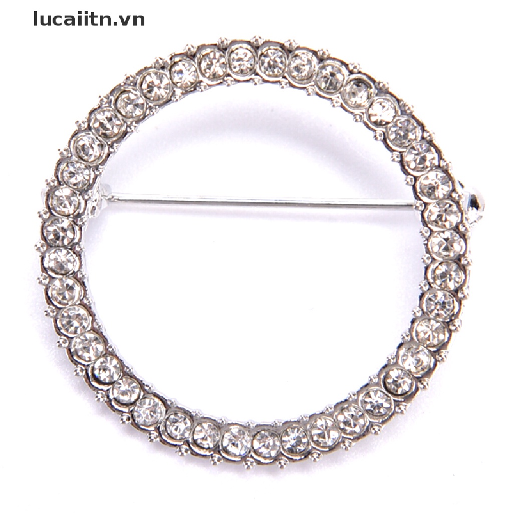 Giá Đỡ Kẹp Cài Áo Hình Tròn Đơn Giản Thời Trang Cho Nữ