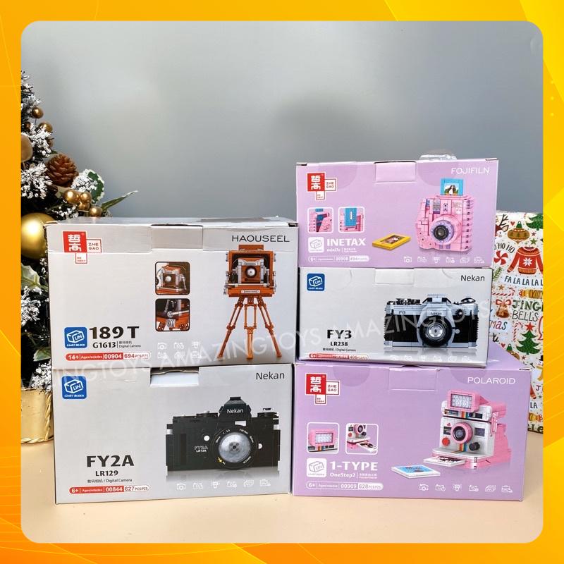 Mô hình lắp ráp máy chụp hình cổ, trưng bày, trang trí