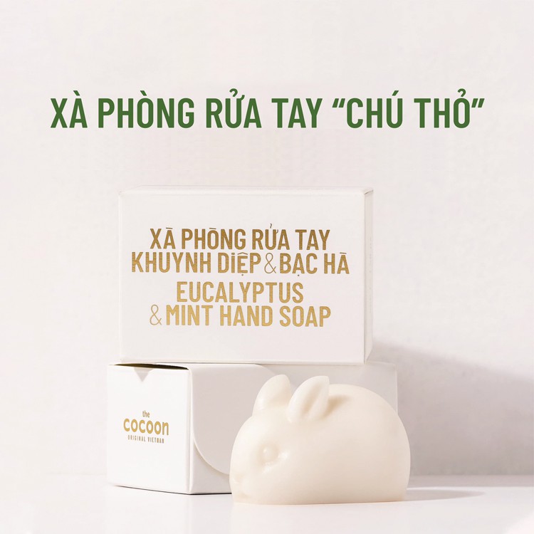 [Mã FMCGMALL -8% đơn 250K] Xà phòng rửa tay khuynh diệp &amp; bạc hà cocoon 45g