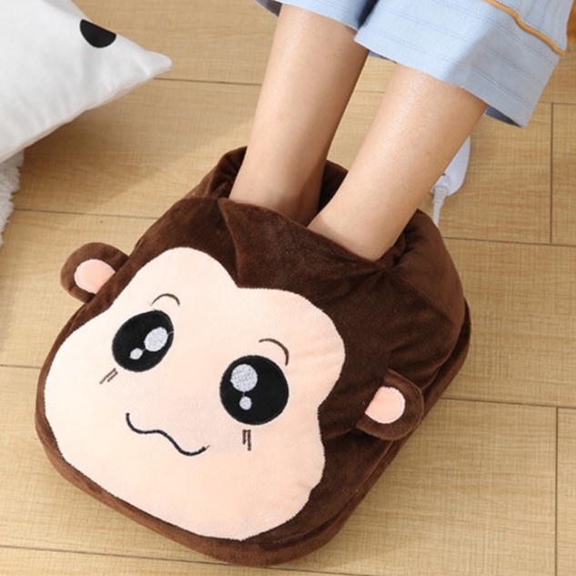 Túi sưởi ấm chân cắm điện hình thú giữ nhiệt YUDA túi sưởi ấm chân tay sạc điện hàn quốc mùa đông giữ ấm tốt
