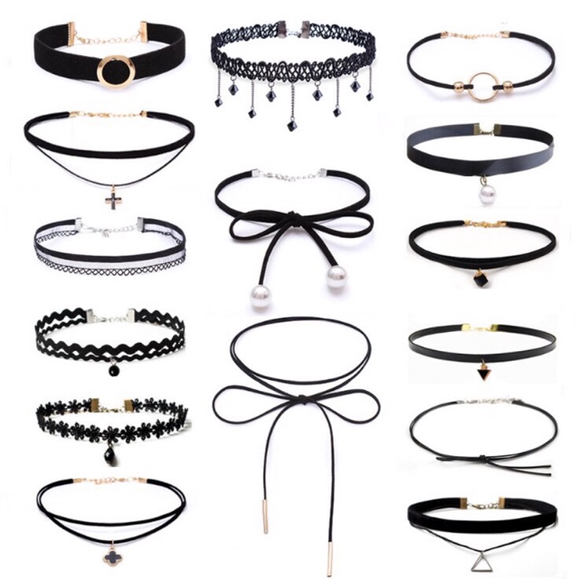 Sét 12 vòng choker xinh ,đẹp