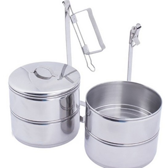 CAMEN 2 TẦNG INOX CAO CẤP Hộp Cơm Giữ Nhiệt, Hộp Đựng Cơm Giữ Nhiệt-HỘP CƠM GIỮ NHIỆT 2 TẦNG