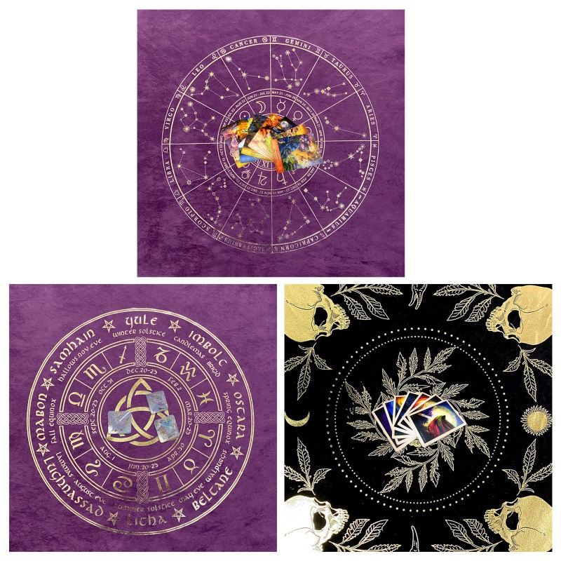 Tấm Thảm Trải Bàn Dùng Chơi Bài Tarot Độc Đáo