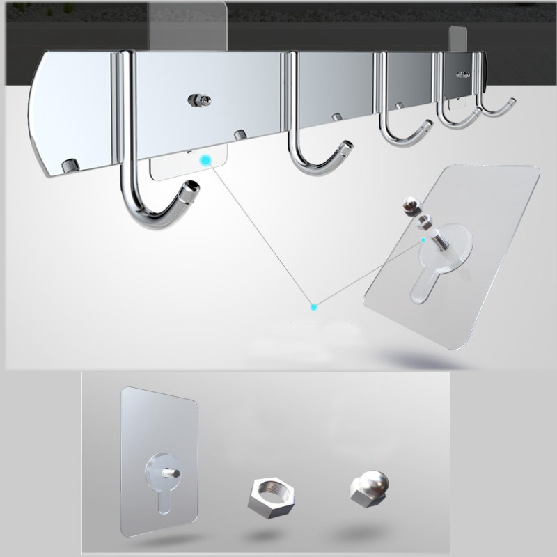 Móc dán tường treo vật dụng không cần đục lỗ tiện lợi