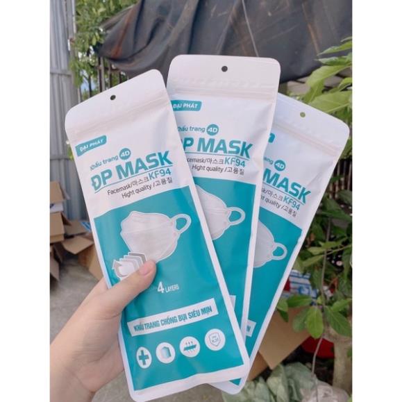 [RẺ VÔ ĐỊCH] Khẩu Trang 4D Mask 4 Màu Kháng Khuẩn