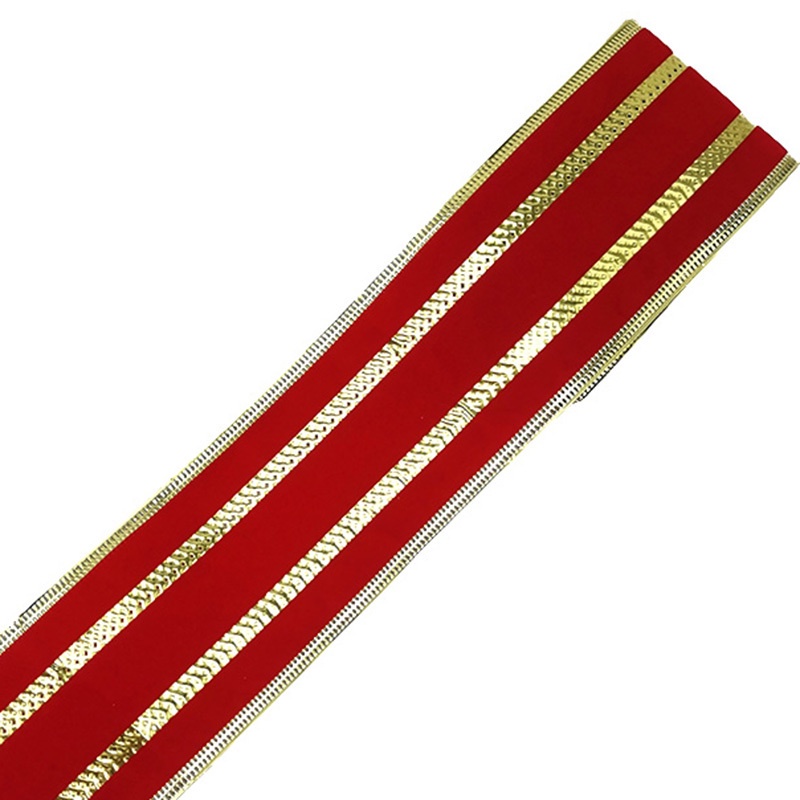 Cuộn ruy băng trang trí quà Giáng sinh 65mm dài 2m tiện lợi