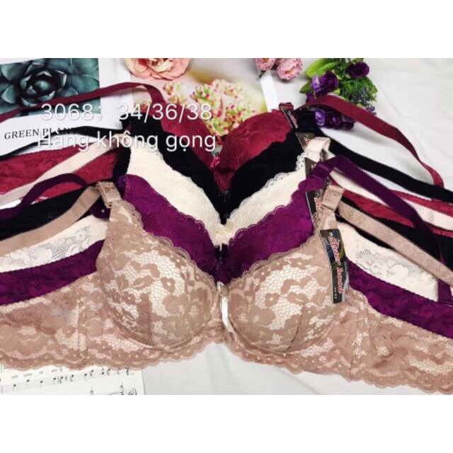 (3068)áo lót ren mỏng_có màng đỡ ngưc_sister hood