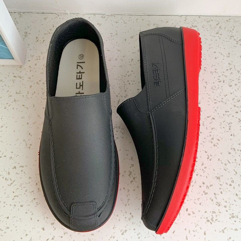 Đôi Ủng Cao Su Đi Mưa Cổ Thấp Chống Thấm Nước Chống Trượt Thời Trang Mùa Hè Cho Nam | BigBuy360 - bigbuy360.vn