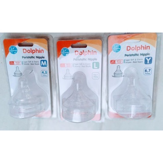 Núm vú Silicone cổ rộng Dolphin