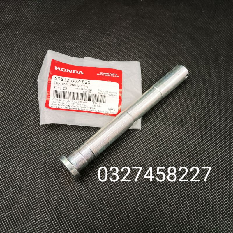 Trục cốt chân chống đứng xe WAVE ALPHA, ZX, FUTURE 1... zin